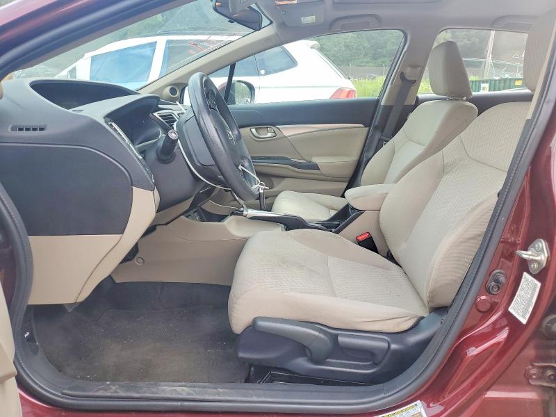 2015 Honda VIN 19XFB2F83FE110215 COPART salvage auction — REAR END, Md - Cert Of Salvage > 75% Damage, sold $3,050 on 2026-07-02 (photo 7)