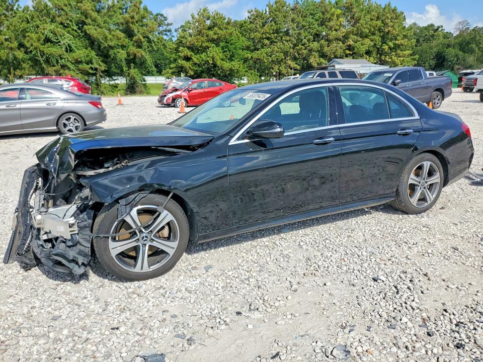 2018 Mercedes-benz E-klasse VIN WDDZF4JBXJA303818 COPART salvage auction — FRONT END, TX - SALVAGE VEHICLE TITLE, sold $4,150 on 2026-07-31 (photo 1)