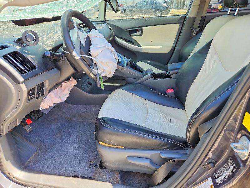 2010 Toyota Prius VIN JTDKN3DU7A5179702 COPART salvage auction — ROLLOVER, Ca - Salvage Certificate, sold $275 on 2026-07-13 (photo 7)