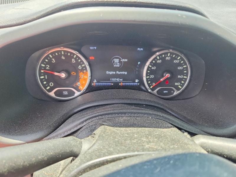 2017 Jeep Renegade VIN ZACCJBCB6HPF32183 COPART salvage auction — FRONT END, Oh - Cert Of Title-Salvage, sold $1,350 on 2026-07-08 (photo 9)