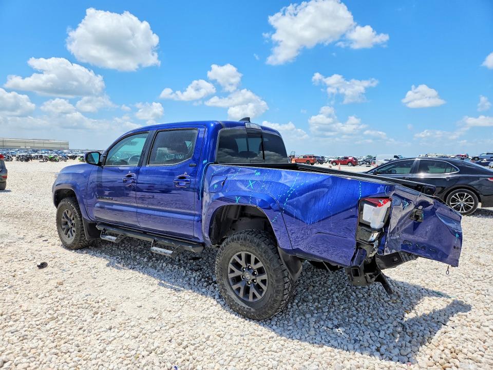 2023 Toyota Tacoma VIN 3TYAZ5CN6PT042232 COPART salvage auction — REAR END, Tx - Salvage Vehicle Title, sold $12,000 on 2026-07-09 (photo 2)