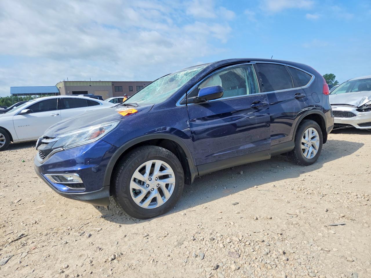2015 Honda CR-V VIN 5J6RM4H54FL092573 COPART salvage auction — Front End, KS - CERT OF TITLE-SALVAGE, sold $2,700 on 2026-07-07 (photo 1)