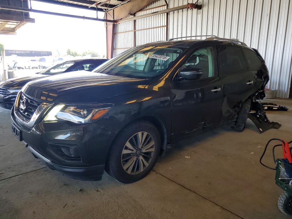 2017 Nissan Pathfinder VIN 5N1DR2MN3HC635647 COPART salvage auction — REAR END, Ca - Salvage Certificate, sold $1,250 on 2026-07-09 (photo 1)