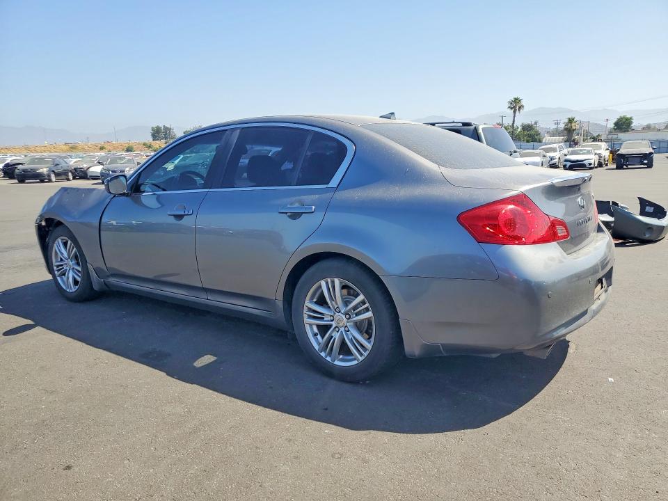 2013 Infiniti VIN JN1CV6AP5DM726175 COPART salvage auction — FRONT END, Ca - Salvage Certificate, sold $950 on 2026-07-20 (photo 2)
