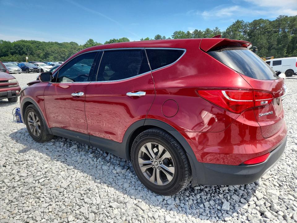 2013 Hyundai Santa fe VIN 5XYZU3LB9DG056996 COPART salvage auction — FRONT END, Ga - Cert Of Title-Salvage, sold $2,100 on 2026-07-09 (photo 2)
