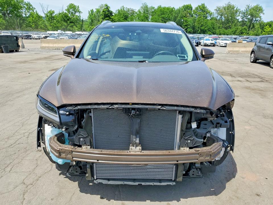 2022 Lincoln Nautilus VIN 2LMPJ8K97NBL08200 COPART salvage auction — FRONT END, NY - MV-907A SALVAGE CERTIFICATE, sold $8,600 on 2026-07-14 (photo 5)