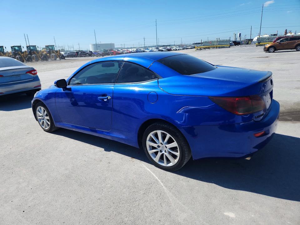 2010 Lexus Is 250 VIN JTHFF2C22A2500411 COPART salvage auction — MECHANICAL, Ok - Certificate Of Title, sold $825 on 2026-07-08 (photo 2)
