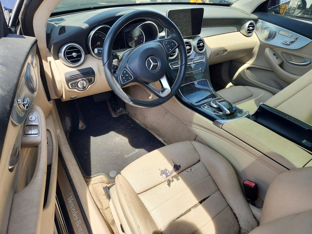 2017 Mercedes-Benz C-Class VIN WDDWJ4KB8HF526663 COPART salvage auction — Front End, WV - CERTIFICATE OF TITLE (P), sold $1,450 on 2026-07-01 (photo 8)