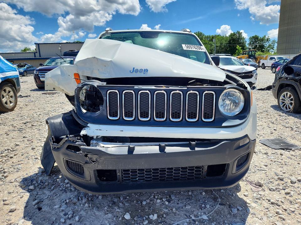 2016 Jeep Renegade VIN ZACCJBAT9GPD47006 COPART salvage auction — FRONT END, Mi - Certificate Of Title, sold $200 on 2026-07-23 (photo 5)