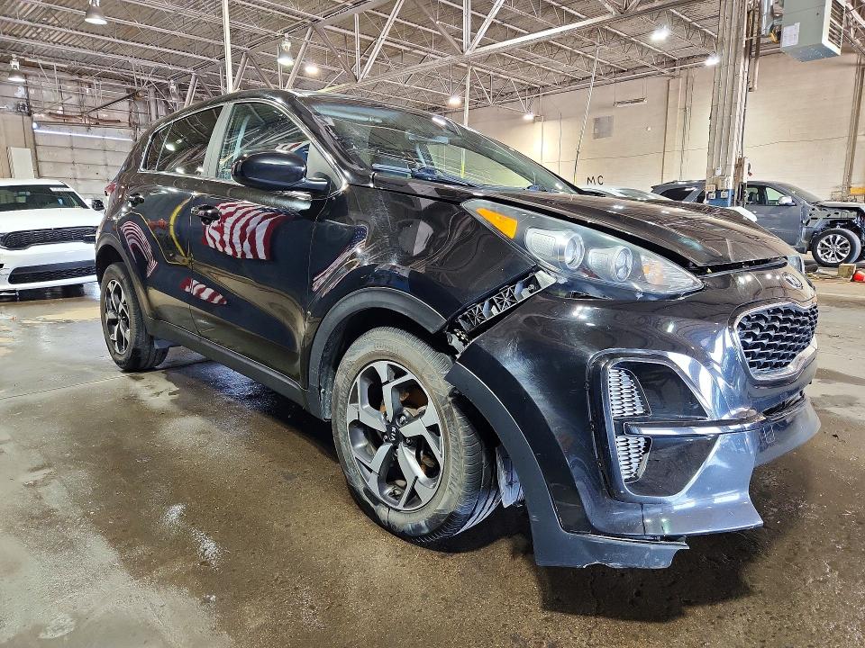 2022 Kia Sportage VIN KNDPM3AC4N7006766 COPART salvage auction — FRONT END, Mi - Scrap Certificate Of Title, sold $1,150 on 2026-07-14 (photo 4)