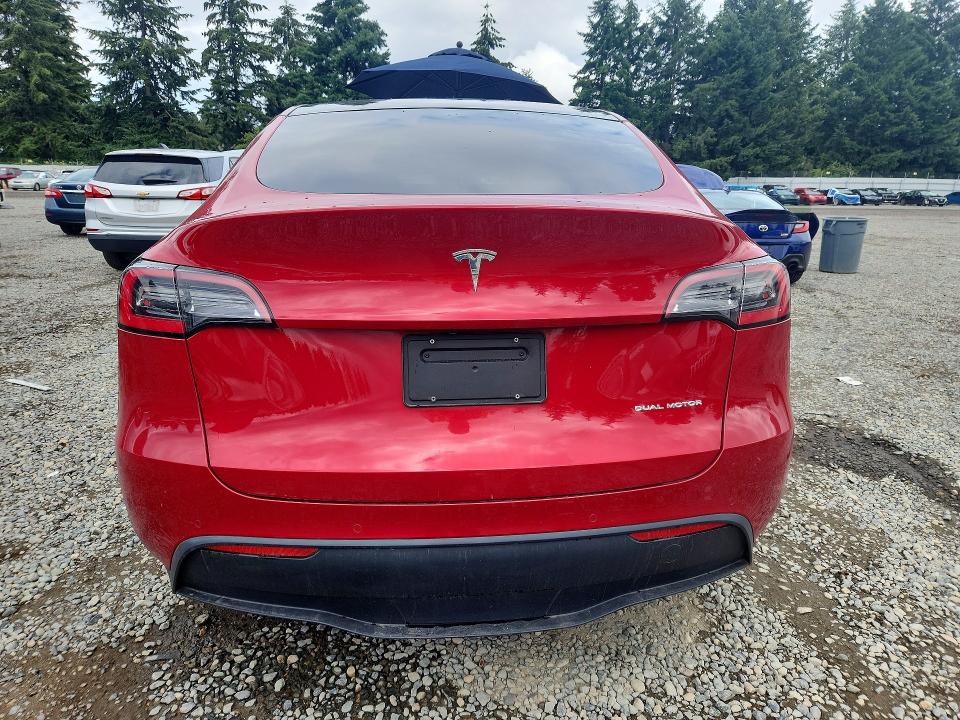 2020 Tesla Model y VIN 5YJYGDEE0LF050977 COPART salvage auction — FRONT END, Wa - Bill Of Sale, sold $7,100 on 2026-07-14 (photo 6)