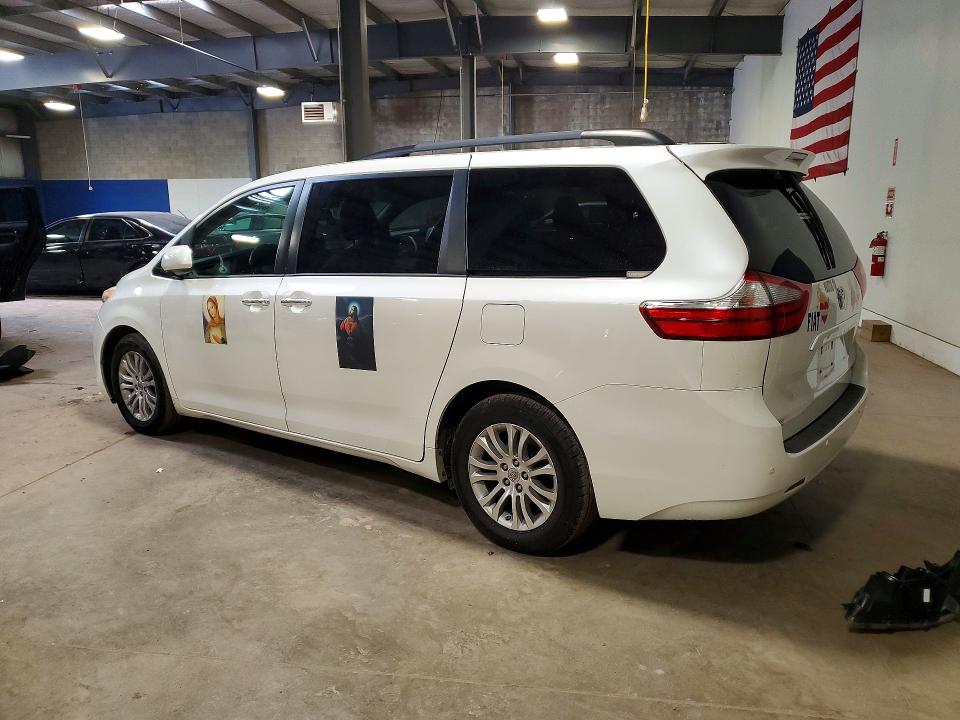 2016 Toyota Sienna VIN 5TDYK3DC3GS744976 COPART salvage auction — FRONT END, Pa - Certificate Of Salvage, sold $5,900 on 2026-07-15 (photo 2)