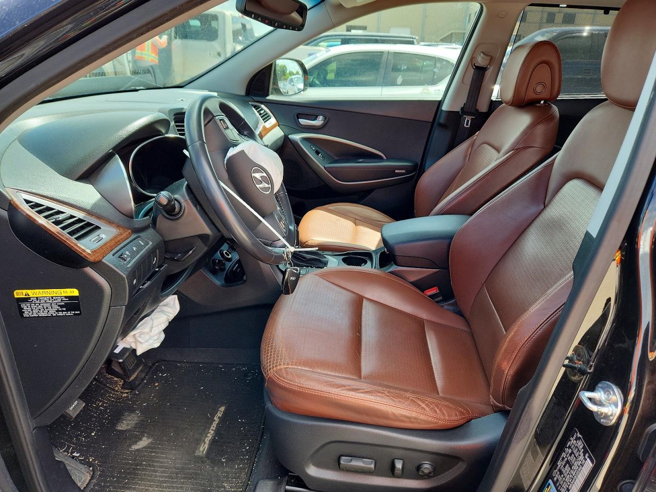 2014 Hyundai Santa Fe VIN KM8SN4HF8EU053440 COPART salvage auction — Front End, TX - SALVAGE VEHICLE TITLE, sold $1,650 on 2026-07-09 (photo 7)