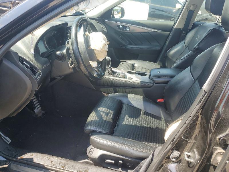 2014 Infiniti Q50 VIN JN1BV7AR7EM698853 COPART salvage auction — FRONT END, OH - CERT OF TITLE-SALVAGE, sold $350 on 2026-07-31 (photo 7)