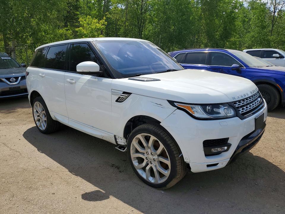 2016 Land rover Range rover sport VIN SALWR2KF6GA112621 COPART salvage auction — FRONT END, On - Permit No Brand - Unfit, sold $8,700 on 2026-07-02 (photo 4)