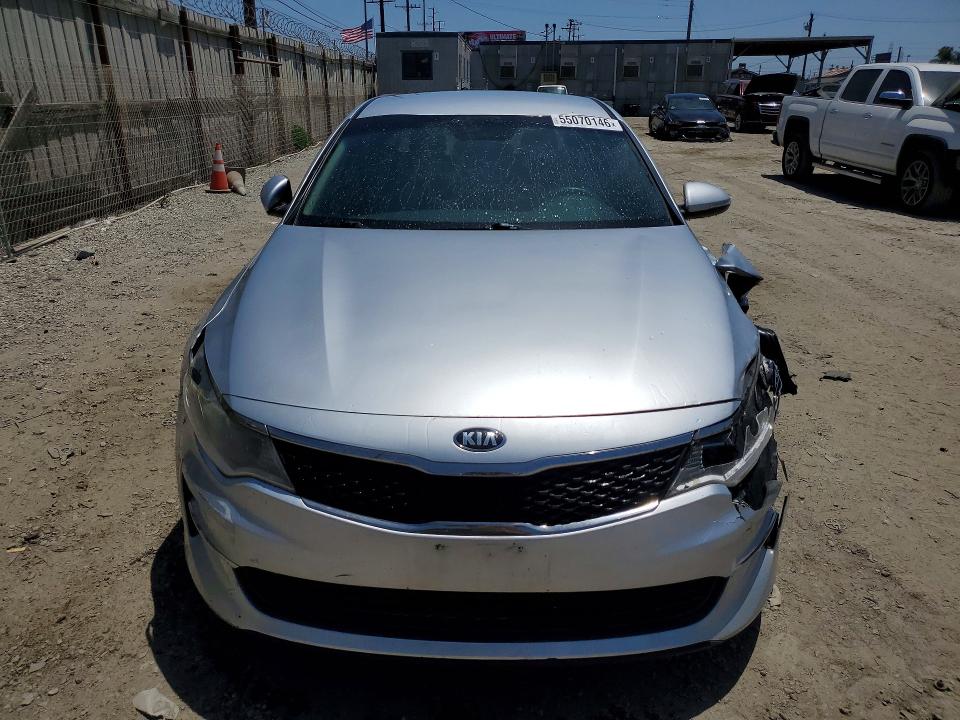 2016 Kia VIN 5XXGT4L37GG021200 COPART salvage auction — FRONT END, Ca - Salvage Certificate, sold $1,700 on 2026-07-02 (photo 5)