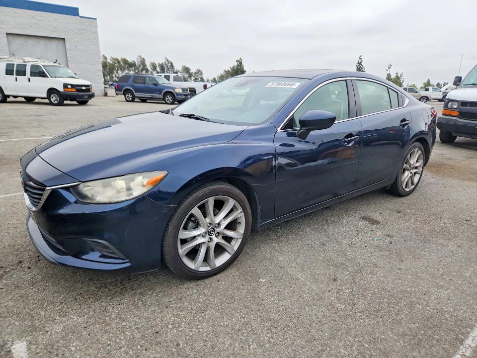 2015 Mazda 6 VIN JM1GJ1T60F1163994 COPART salvage auction — MINOR DENT/SCRATCHES, Ca - Salvage Certificate, sold $150 on 2026-07-28 (photo 1)