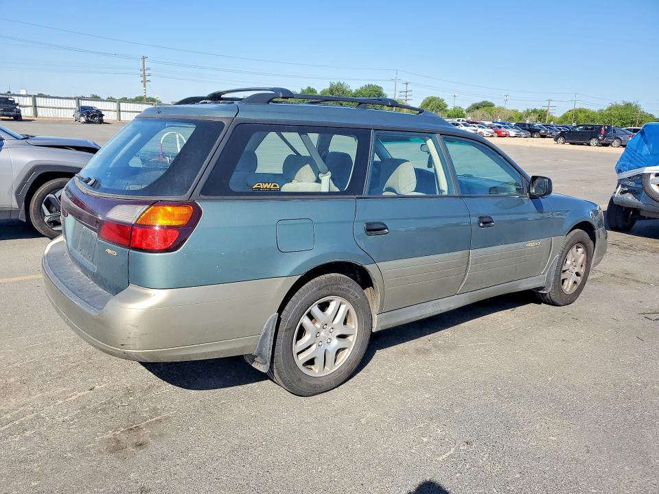 2000 Subaru LEGACY VIN 4S3BH6654Y7632204 COPART salvage auction — FRONT END, ID - CERTIFICATE OF TITLE, sold $90 on 2026-07-02 (photo 3)