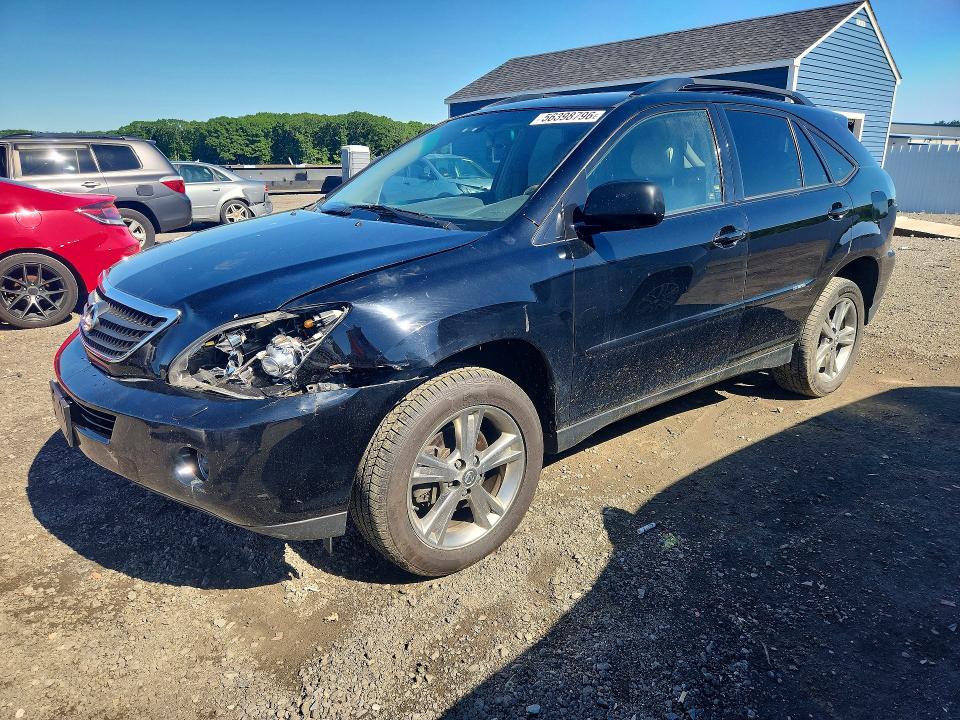 2007 Lexus Rx 400h VIN JTJHW31U372031629 COPART salvage auction — FRONT END, Ma - Cert Of Title-Reconstrctd Coll, sold $925 on 2026-07-08 (photo 1)