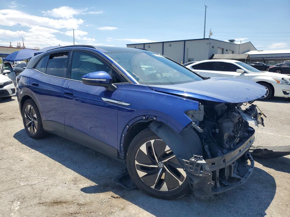 2021 Volkswagen Id.4 VIN WVGTMPE25MP026753 COPART salvage auction — FRONT END, Nv - Salvage Title, sold $2,450 on 2026-07-30 (photo 4)