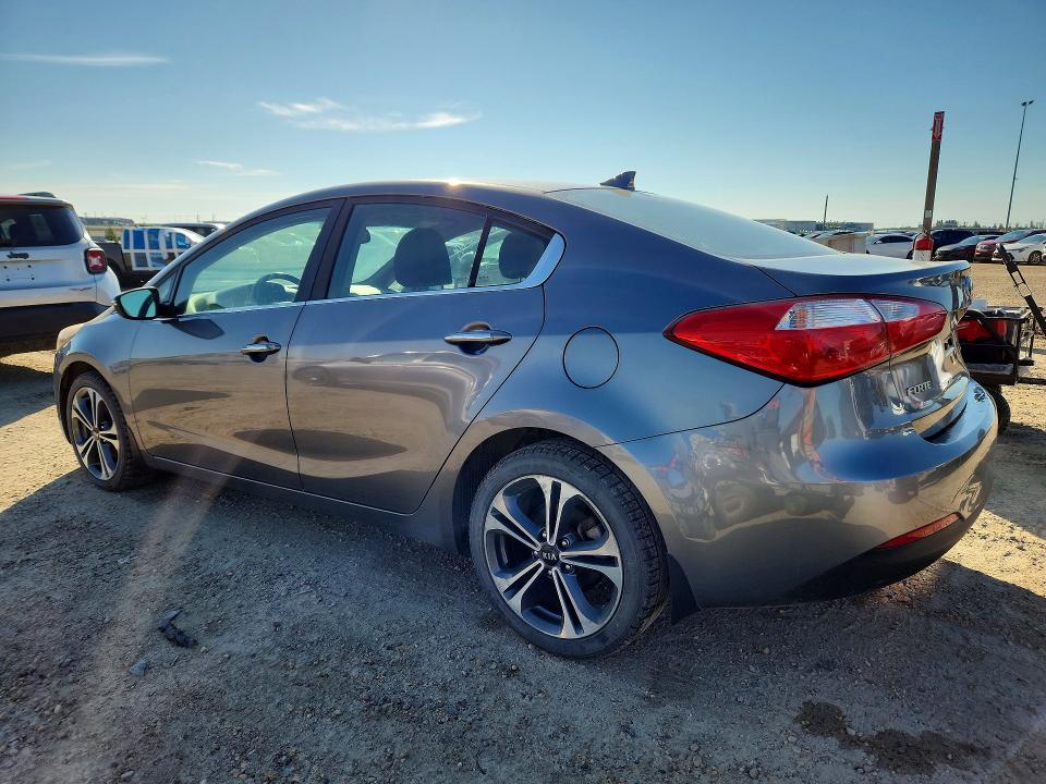 2014 Kia Forte VIN KNAFX4A80E5199303 COPART salvage auction — FRONT END, Ab - Bos - Salvage, sold $675 on 2026-07-09 (photo 2)