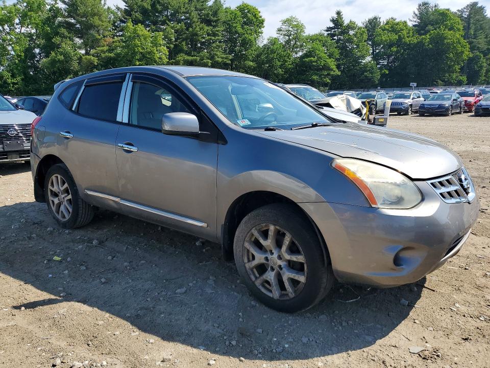 2012 Nissan Rogue VIN JN8AS5MV0CW406528 COPART salvage auction — REAR END, Ma - Cert Of Title-Reconstrctd Coll, sold $325 on 2026-07-13 (photo 4)