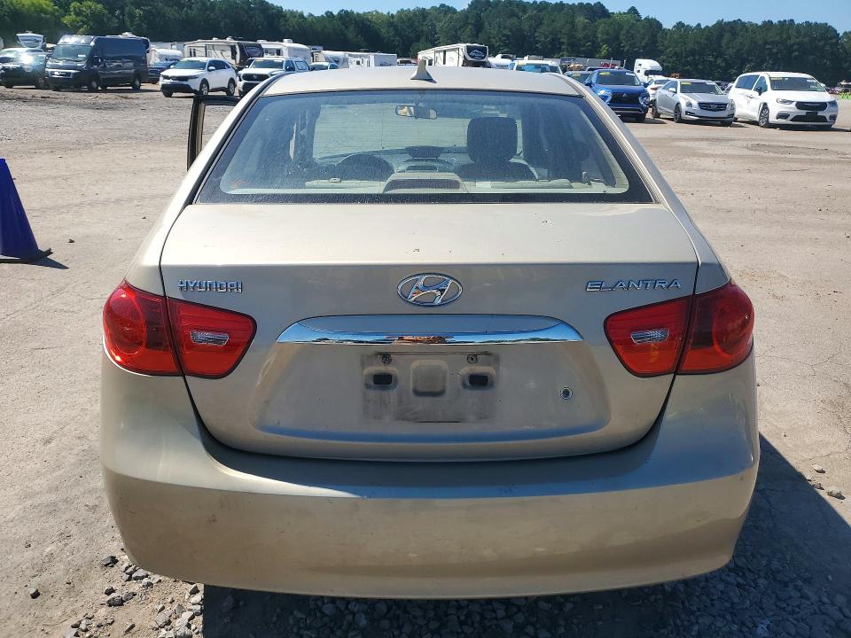 2010 Hyundai Elantra VIN KMHDU4AD6AU941313 COPART salvage auction — FRONT END, Ms - Cert Of Title-Salvaged, sold $400 on 2026-07-24 (photo 6)