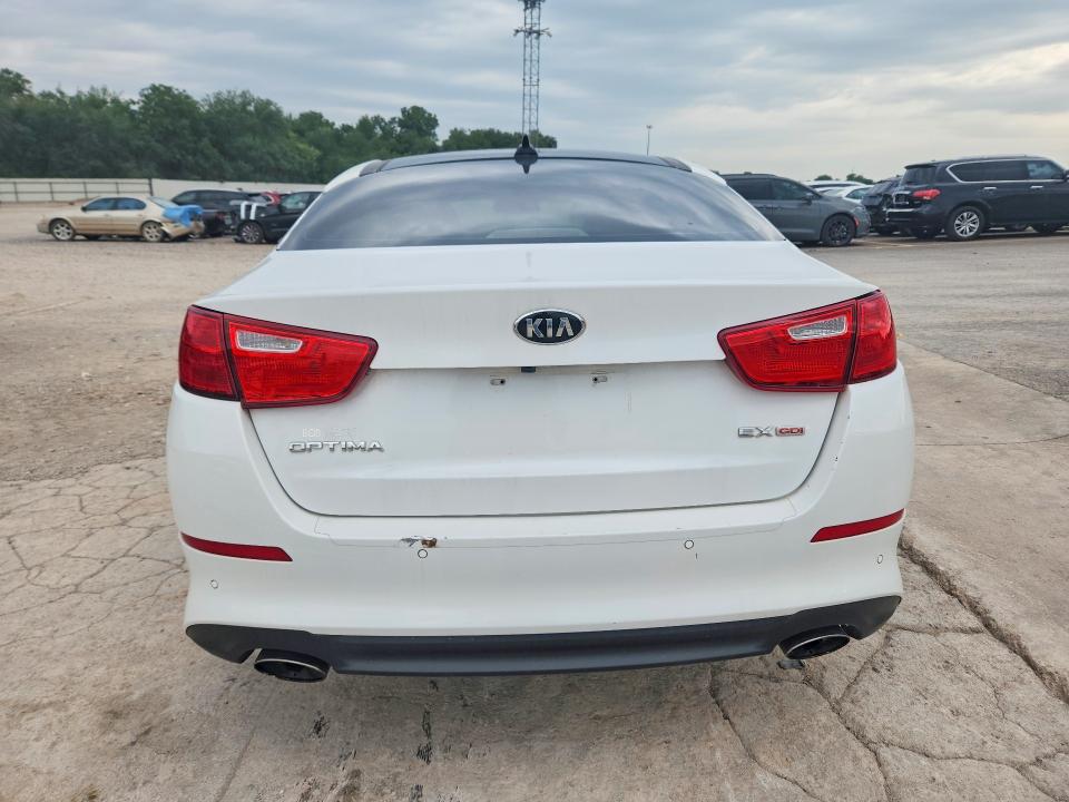 2015 Kia Optima VIN 5XXGN4A74FG438840 COPART salvage auction — FRONT END, Ok - Cert Of Title-Salvage (P), sold $1,150 on 2026-07-28 (photo 6)