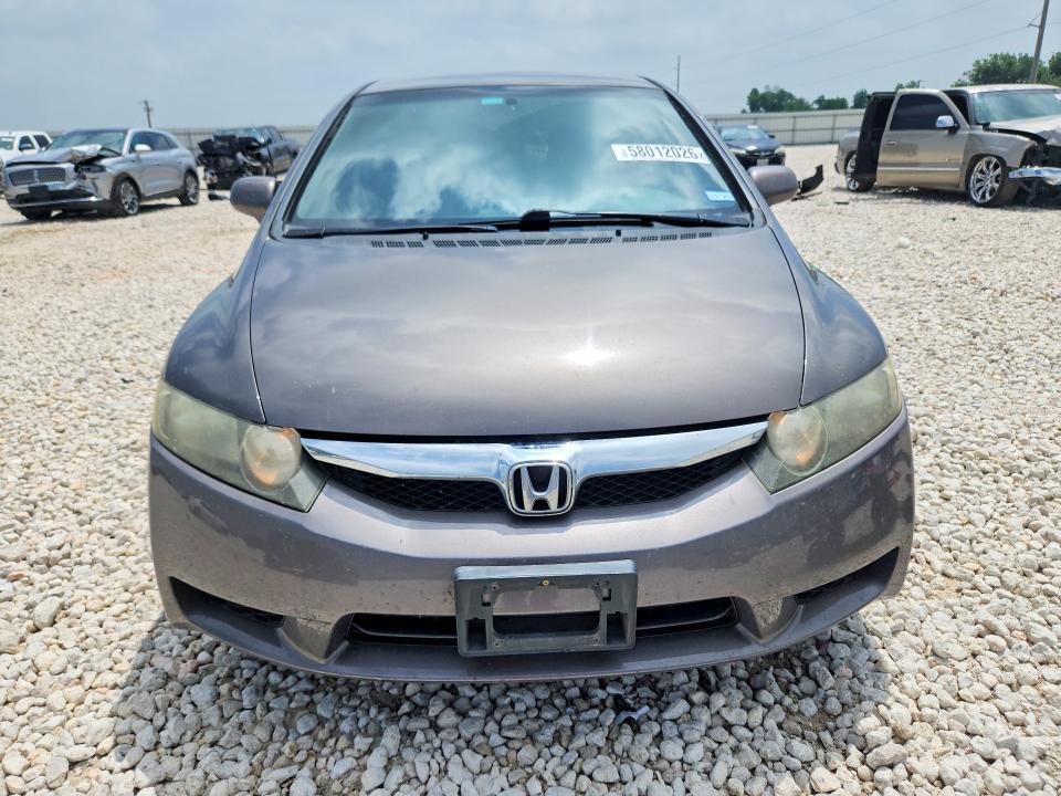 2010 Honda Civic VIN 19XFA1F52AE055235 COPART salvage auction — SIDE, Tx - Salvage Vehicle Title, sold $250 on 2026-07-30 (photo 5)