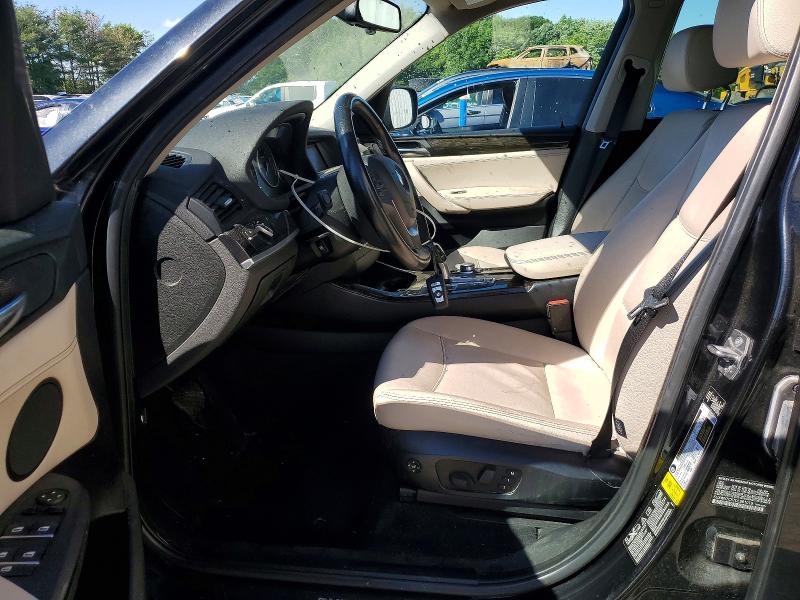 2013 BMW X3 VIN 5UXWX7C57DL981016 COPART salvage auction — REAR END, Pa - Certificate Of Salvage, sold $1,250 on 2026-07-08 (photo 7)