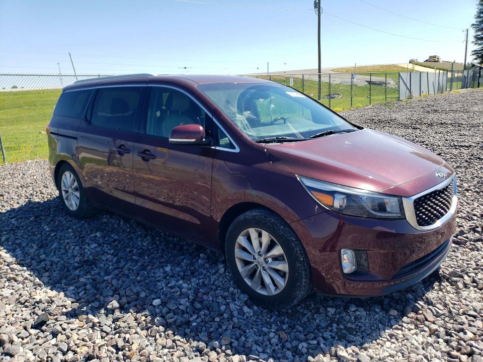 2015 Kia SEDONA VIN KNDMC5C15F6045127 COPART salvage auction — SIDE, IN - CERT OF TITLE-SALVAGE TITLE, sold $900 on 2026-07-07 (photo 4)