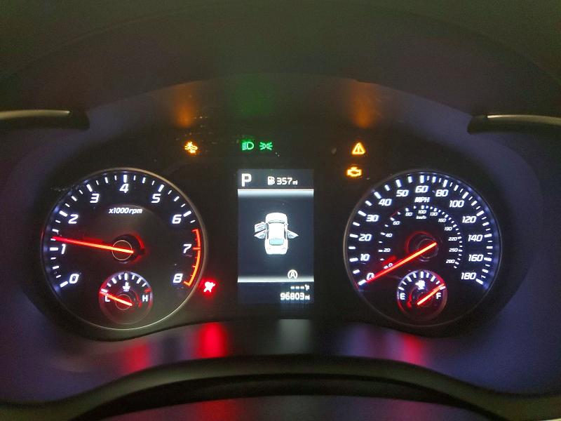 2022 Kia Stinger VIN KNAE35LD2N6117833 COPART salvage auction — ALL OVER, TX - CERTIFICATE OF TITLE, sold $3,450 on 2026-07-23 (photo 9)