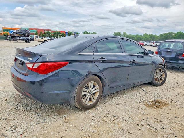 2013 Hyundai Sonata VIN 5NPEB4AC9DH642841 COPART salvage auction — VANDALISM, Oh - Cert Of Title-Salvage, sold $600 on 2026-07-02 (photo 3)