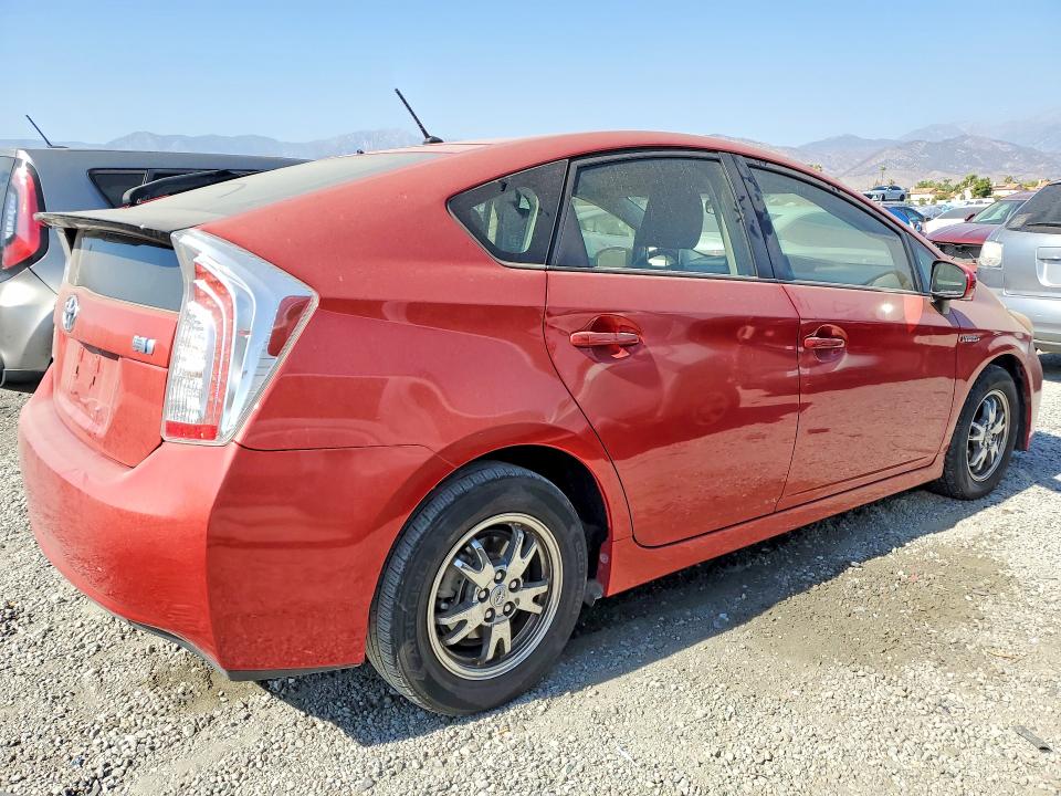 2012 Toyota Prius VIN JTDKN3DUXC1599643 COPART salvage auction — MECHANICAL, Ca - Dis/Dlr/Exp Only Clean Title, sold $5,500 on 2026-07-29 (photo 3)