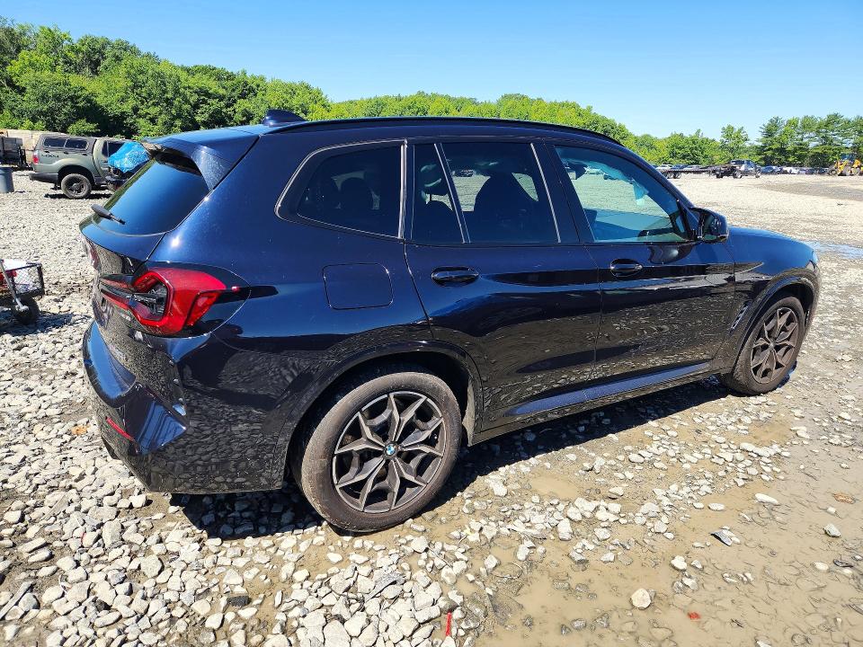 2022 BMW X3 VIN 5UX83DP09N9L10320 COPART salvage auction — SIDE, Nj - Cert Of Title-Salvage, sold $23,900 on 2026-07-27 (photo 3)