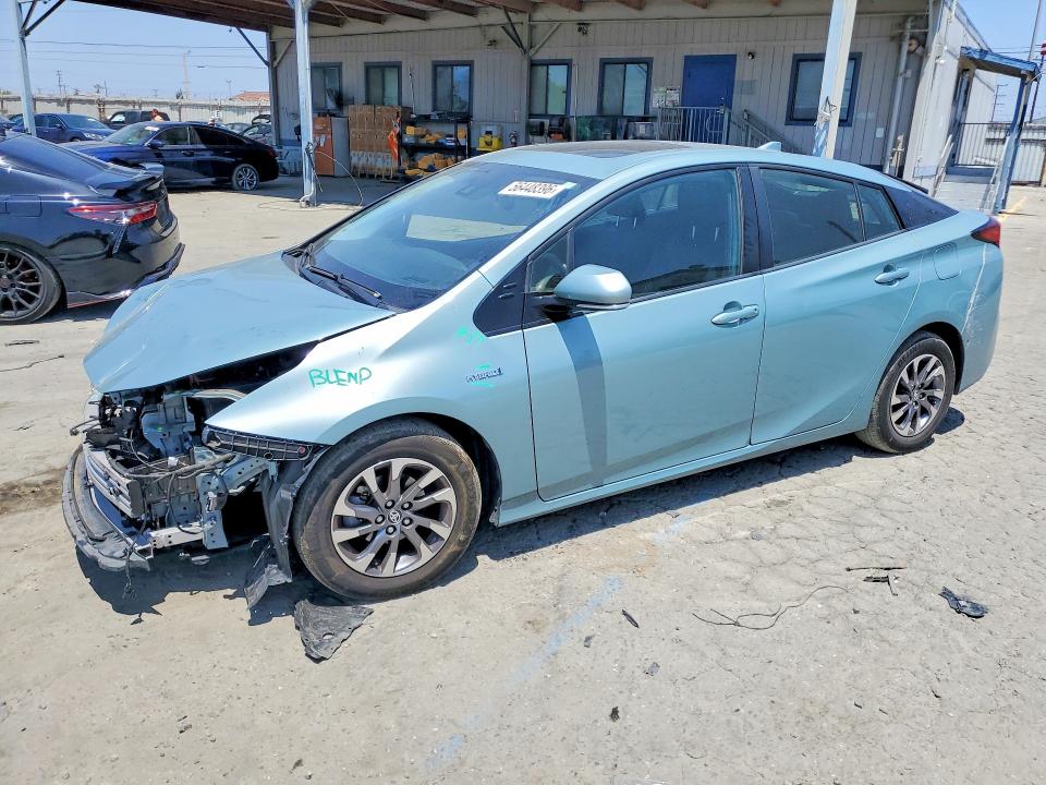 2019 Toyota Prius VIN JTDKARFU0K3081782 COPART salvage auction — FRONT END, Ca - Salvage Certificate, sold $4,750 on 2026-07-13 (photo 1)
