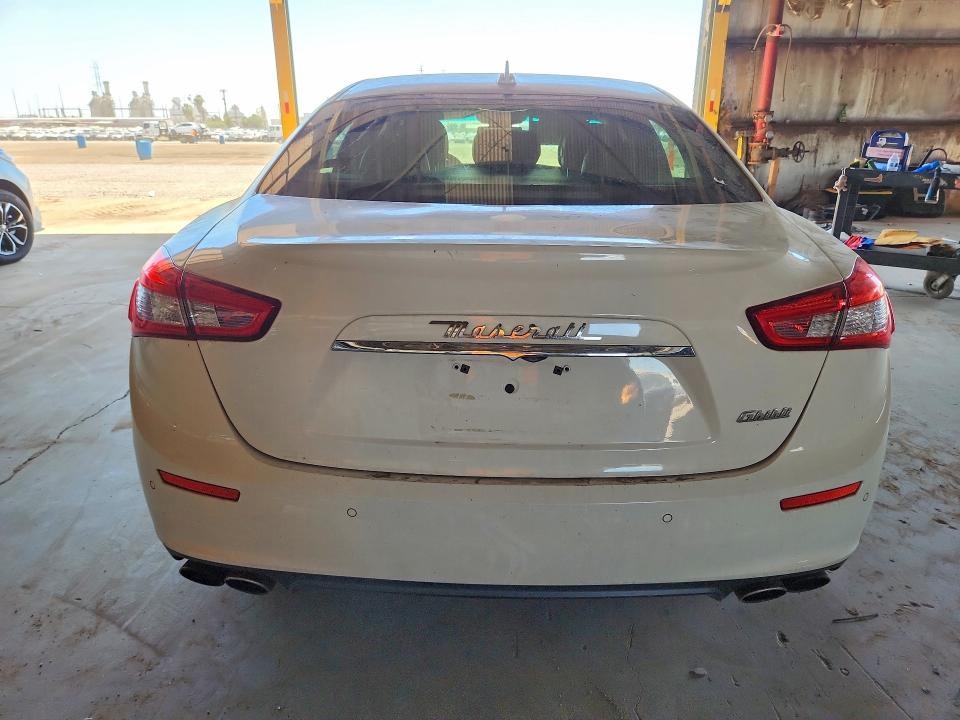 2015 Maserati VIN ZAM57XSA7F1130498 COPART salvage auction — MECHANICAL, Az - Certificate Of Title, sold $200 on 2026-08-10 (photo 6)