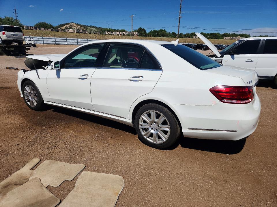 2014 Mercedes-benz E-klasse VIN WDDHF8JB8EA976499 COPART salvage auction — FRONT END, CO - SALVAGE TITLE, sold $2,100 on 2026-08-03 (photo 2)