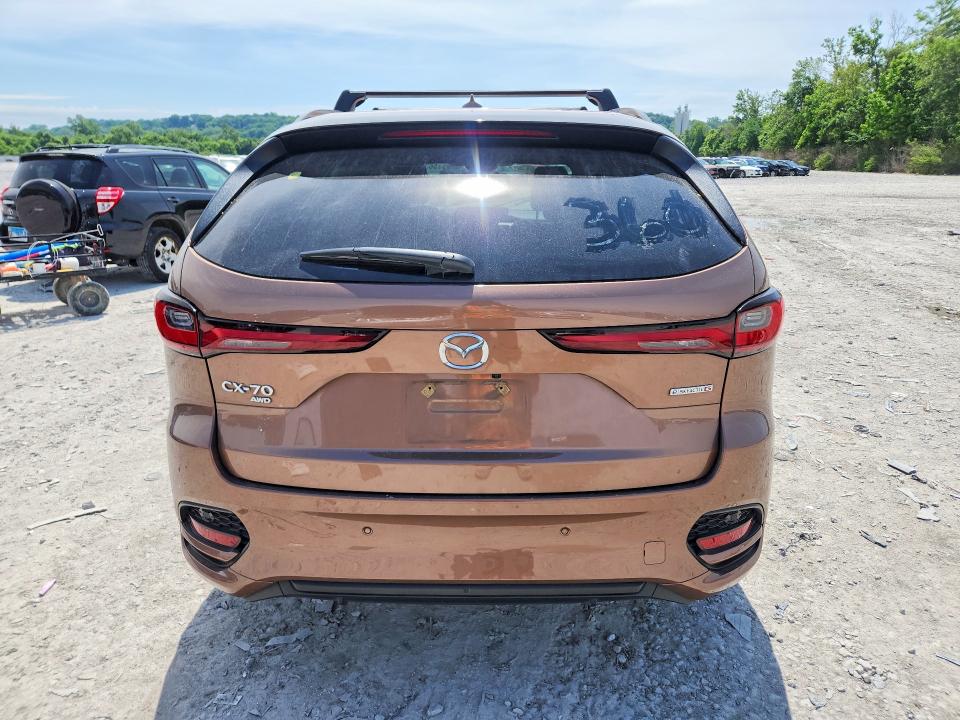 2025 Mazda Cx-70 VIN JM3KJDHC2S1103162 COPART salvage auction — UNDERCARRIAGE, IL - SALVAGE CERTIFICATE, sold $6,300 on 2026-07-27 (photo 6)