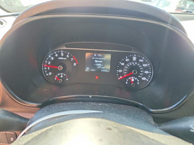 2021 Kia Soul VIN KNDJ23AU2M7759750 COPART salvage auction — FRONT END, Il - Salvage Certificate, sold $1,200 on 2026-07-28 (photo 9)
