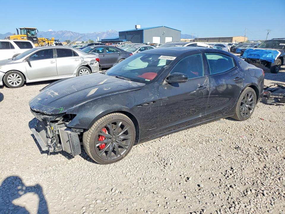 2020 Maserati Ghibli VIN ZAM57YTS2L1351144 COPART salvage auction — FRONT END, Ut - Salvage Certificate, sold $8,000 on 2026-07-02 (photo 1)