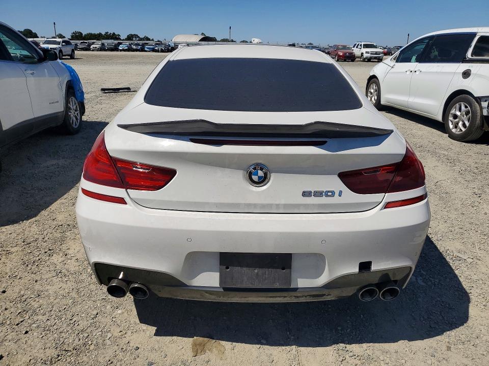 2012 BMW 6er VIN WBALX3C55CC528389 COPART salvage auction — MECHANICAL, Ca - Salvage Certificate, sold $1,800 on 2026-07-23 (photo 6)