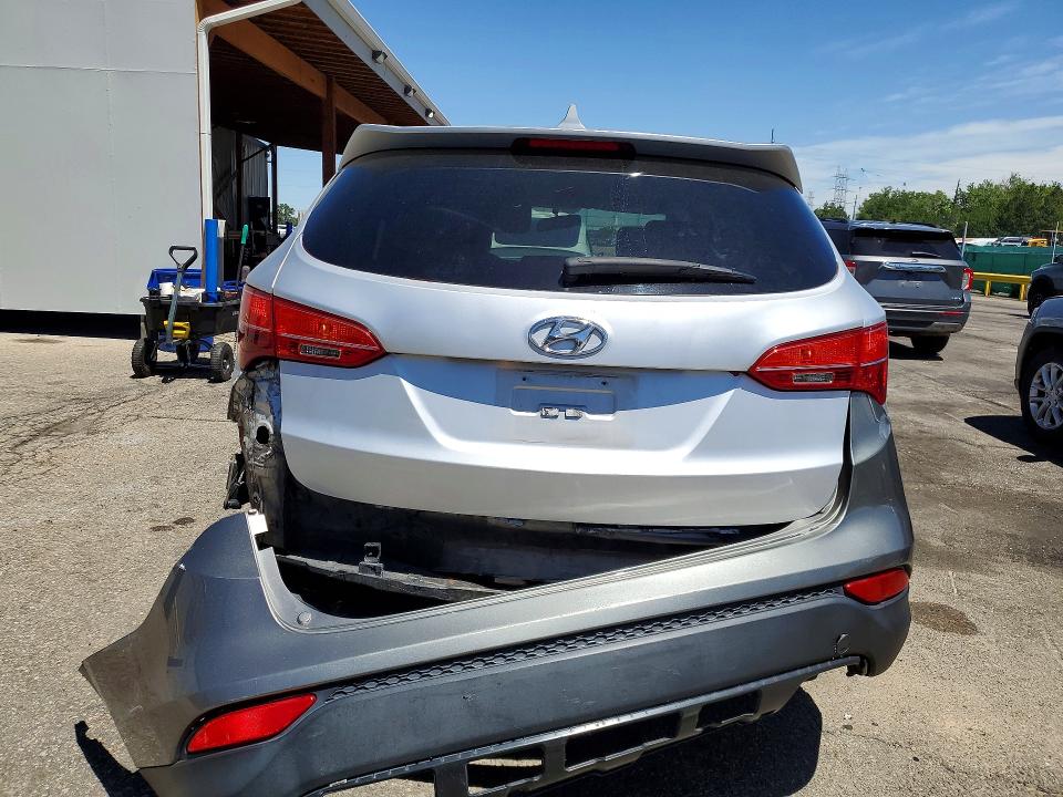 2016 Hyundai Santa fe VIN 5XYZTDLB2GG369367 COPART salvage auction — REAR END, Co - Public - Salvage Title, sold $1,500 on 2026-07-14 (photo 6)