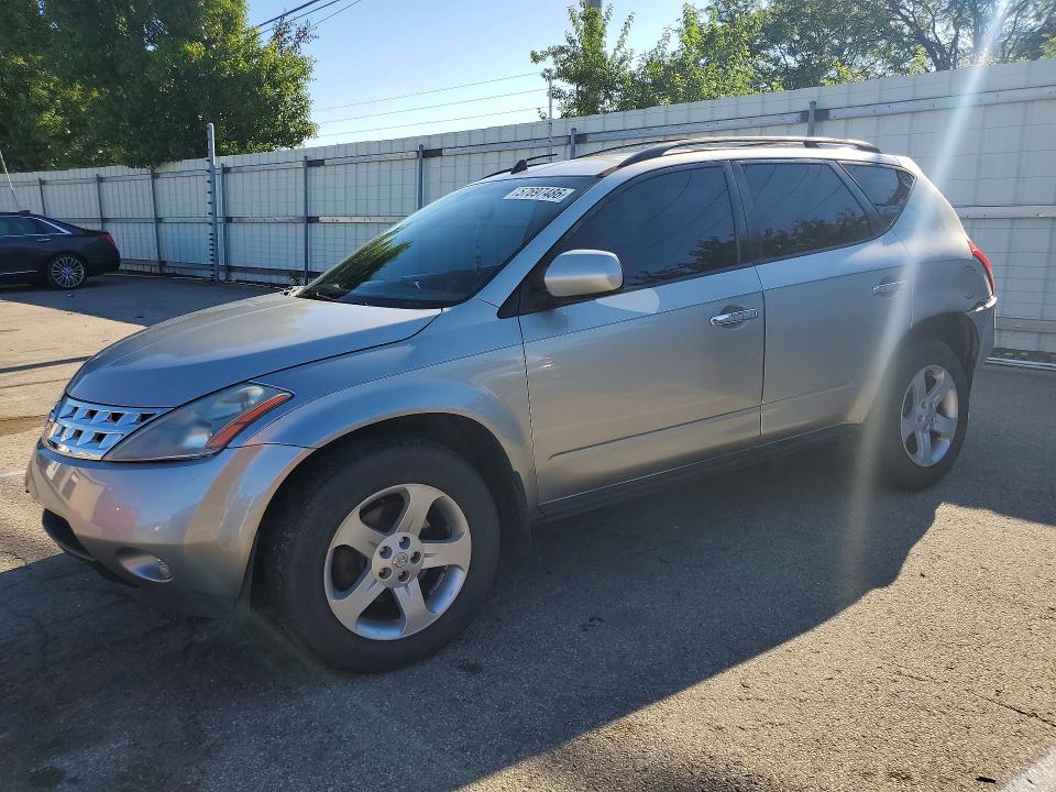 2004 Nissan Murano VIN JN8AZ08T94W212380 COPART salvage auction — FRONT END, OH - CERT OF TITLE-SALVAGE, sold $300 on 2026-07-17 (photo 1)