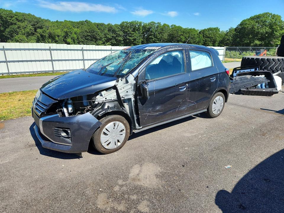 2024 Mitsubishi Mirage VIN ML32AUHJ6RH024959 COPART salvage auction — ROLLOVER, Fl - Cert Of Title Slvg Rebuildable, sold $1,850 on 2026-07-06 (photo 1)