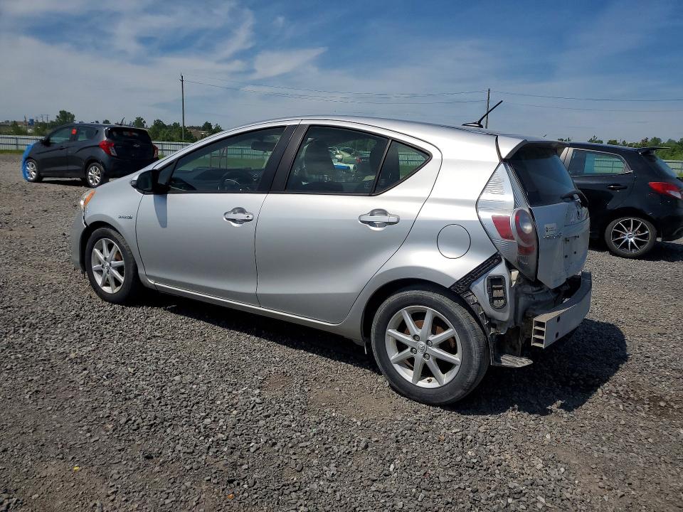 2014 Toyota Prius VIN JTDKDTB37E1560931 COPART salvage auction — REAR END, On - Permit Salvage, sold $2,650 on 2026-07-09 (photo 2)