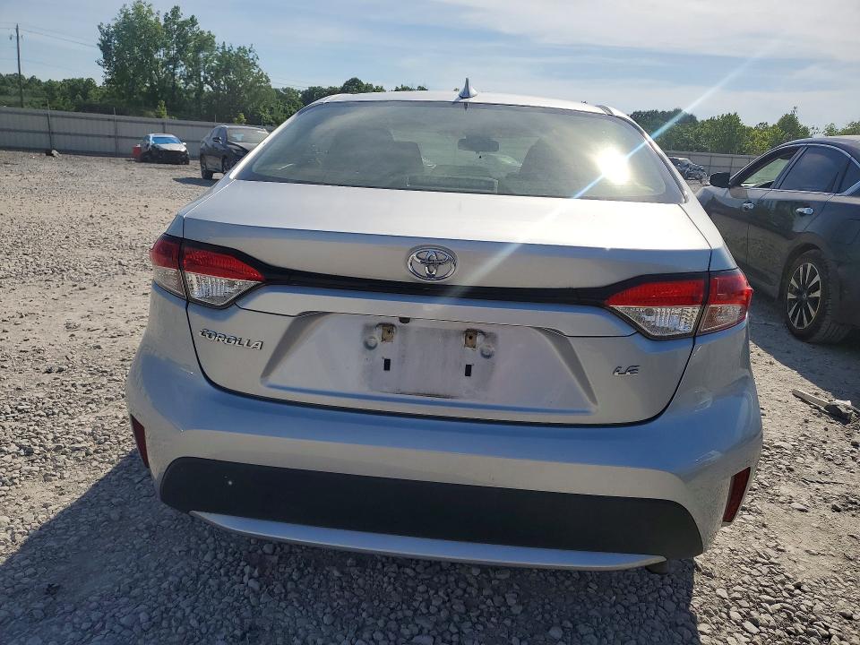 2020 Toyota Corolla VIN JTDEPRAE4LJ009881 COPART salvage auction — FRONT END, Id - Salvage Certificate Of Title, sold $3,600 on 2026-07-14 (photo 6)