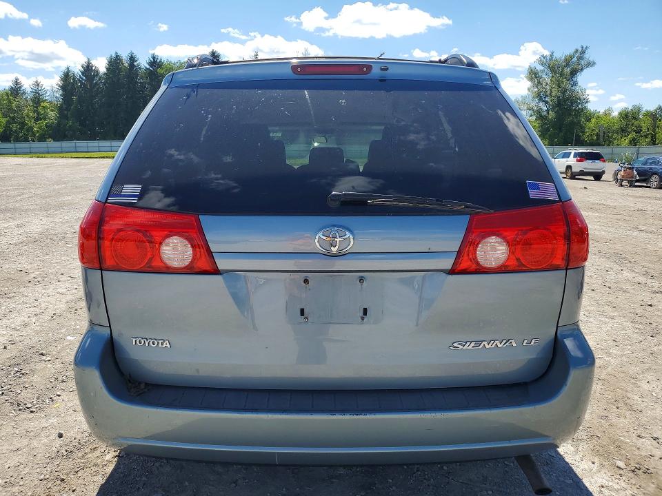 2010 Toyota Sienna VIN 5TDKK4CC9AS305429 COPART salvage auction — FRONT END, Ny - Mv-907A Salvage Certificate, sold $225 on 2026-07-13 (photo 6)