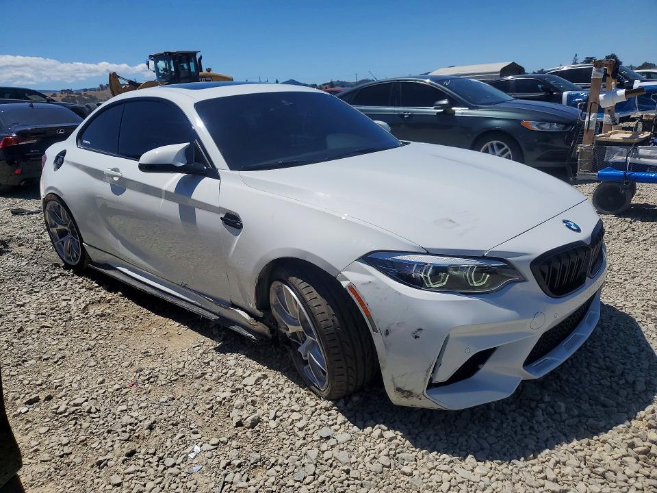 2021 BMW M2 VIN WBS2U7C07M7J69407 COPART salvage auction — UNDERCARRIAGE, CA - SALVAGE CERTIFICATE, sold $19,200 on 2026-07-28 (photo 4)