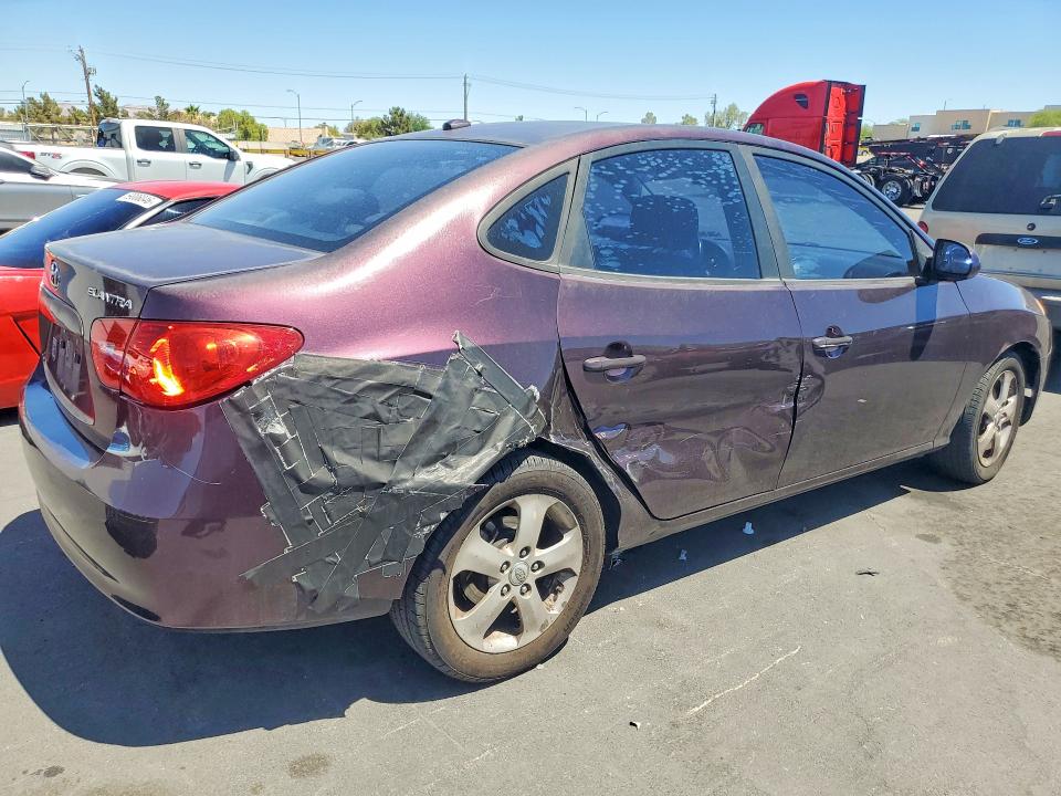 2008 Hyundai Elantra VIN KMHDU46D68U540864 COPART salvage auction — REAR END, NV - LIEN PAPERS, CLEAN TITLE, sold $450 on 2026-07-13 (photo 3)